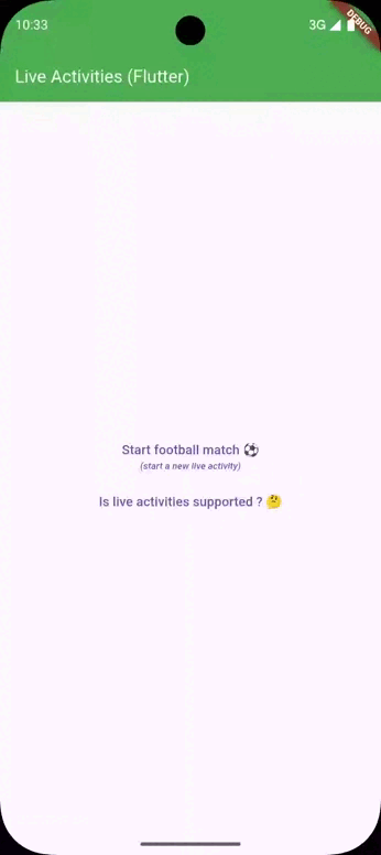flutter ios 16 live activities preview dynamic island