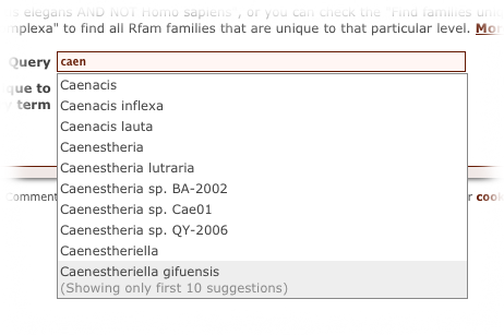 Completion of 'caen'