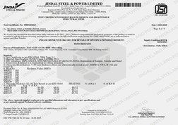 JINDAL STEEL & POWER LIMITED
Works:Chhendipada Road,SH- 63, At\Po : Jindal Nagar, Dist : Angul (ODISHA)-759111 INDIA
Email:qc
