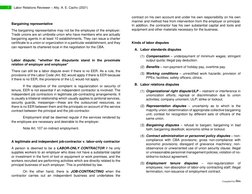 Compiled by:
7
Labor Relations Reviewer – Atty. A. E. Cacho (2021)
Bargaining representative
The bargaining represe