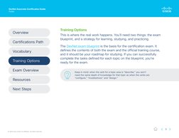 9
© 2022 Cisco and/or its affiliates. All rights reserved.
DevNet Associate Certification Guide
Public
Training Options
This