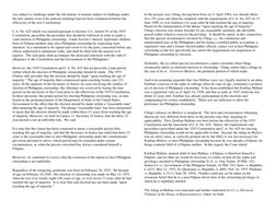 was subject to challenge under the old charter, it remains subject to challenge under
the new charter even if the judicial c