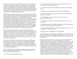 On 5 April 1999, the results of the 1998 Bar Examinations were released and Ching
was one of the successful Bar examinees.