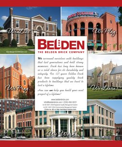 We surround ourselves with buildings
that last generations and hold strong
memories. Brick has long been known
as a solid