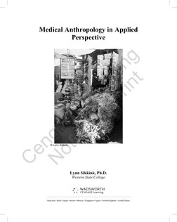 Australia • Brazil • Japan • Korea • Mexico • Singapore • Spain • United Kingdom • United States
Medical Anthropology