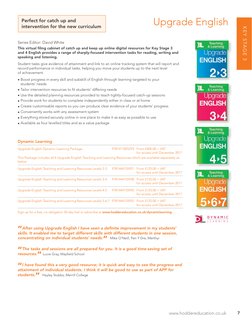 www.hoddereducation.co.uk
7
KEY STAGE 3
Upgrade English
Series Editor: David White
This virtual filing cabinet of catch up and