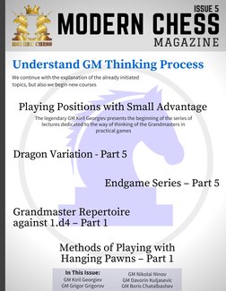 Playing Positions with Small Advantage
The legendary GM Kiril Georgiev presents the beginning of the series of
lectures dedic