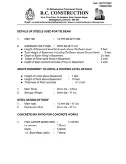 Cell : 9677272267
7200501300
Sri Malmalayanur Prameswari Thunai
R.C. CONSTRUCTION
No.4, First Floor, Dr.Ambekar Salai, Periya