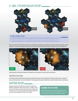 3 PLAYER
2 PLAYER
9
Captain Setup
Each player removes the 4 Captain Power cards from their Captain deck.
Shuffle the 4 Capta