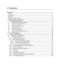 1 Contents
Introduction ................................................................................................