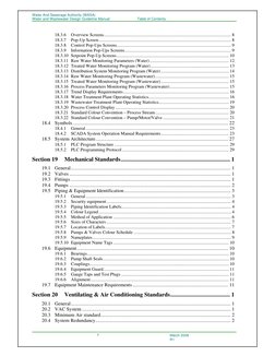 Water And Sewerage Authority (WASA)
Water and Wastewater Design Guideline Manual
Table of Contents
7
March 2009
R1