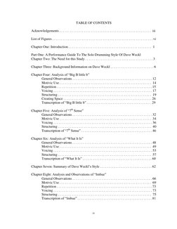 iv
TABLE OF CONTENTS
Acknowledgements . . . . . . . . . . . . . . . . . . . . . . . . . . . . . . . . . . . . . . .