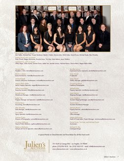 741 North La Cienega Blvd | Los Angeles, CA 90069
phone: (310) 836-1818 | fax: (310) 742-0155 | email: info@juliensauctions.c