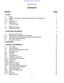 iv
MIL-STD-331D
CONTENTS
Section
Page
1 SCOPE
1
1.1
Scope
1
1.2
Safety and Suitability for Service Asse