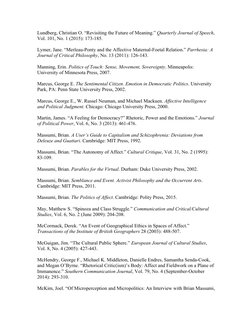 Lundberg, Christian O. “Revisiting the Future of Meaning.” Quarterly Journal of Speech,
Vol. 101, No. 1 (2015): 173-185.