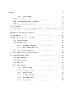 CONTENTS
iii
1.8.2.4
Pointer Variables . . . . . . . . . . . . . . . . . . . . . . . . . . . . . . .
32
1.8.3
Local Variables