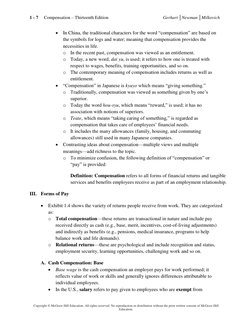 1 - 7 Compensation – Thirteenth Edition
Gerhart │Newman │Milkovich
Copyright © McGraw-Hill Education. All righ