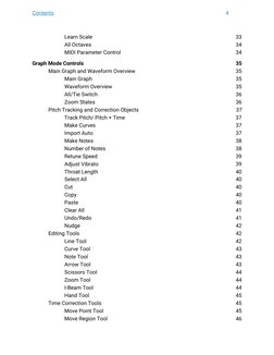Contents
4
Learn Scale
33
All Octaves
34
MIDI Parameter Control
34
Graph Mode Controls
35
Main Graph and Waveform Over