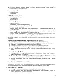 Proceedings partake of nature of judicial proceedings. Administrative body granted authority to
promulgate its own rules of