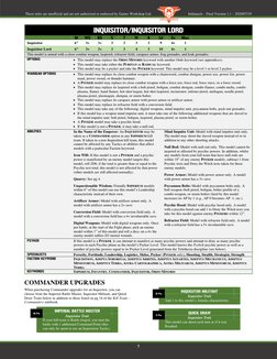 These rules are unofficial and are not authorized or endorsed by Games Workshop Ltd.
Ioldanach – Final Version 1.1 – 202