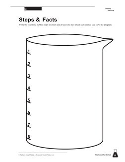 During
Viewing
Activity 2
Name
Steps & Facts
Write the scientific method steps in order and at least one fact about each st
