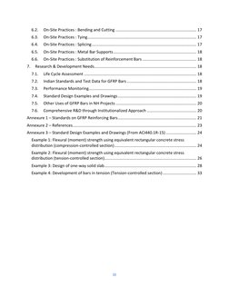 III
6.2.
On-Site Practices : Bending and Cutting ........................................................................