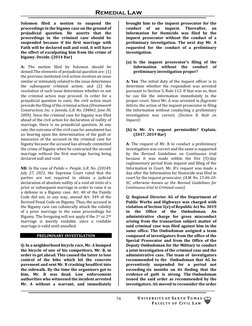 REMEDIAL Law
74
Solomon filed a motion to suspend the
proceedings in the bigamy case on the ground of
prejudicial