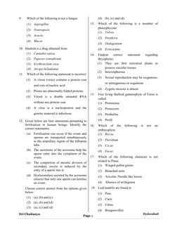 Sri Chaitanya
Page 2
Hyderabad
9.
Which of the following is not a fun