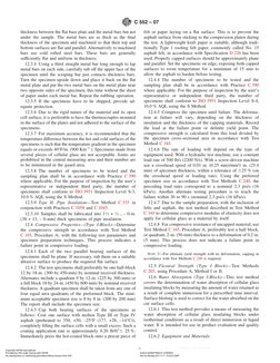 thickness between the flat base plate and the metal bars but not
under the sample. The metal bars are as thick as the final
thi