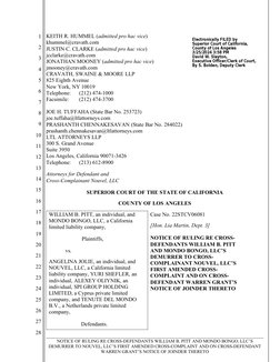 1
2
3
4
5
6
7
8
9
10
11
12
13
14
15
16
17
18
19
20
21
22
23
24
25
26
27
28
NOTICE OF RU