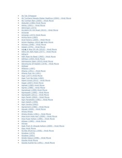 
Ab Tak Chhappan (http://movies.rangu.com/2007/09/ab-tak-chhappan-hindi-movie-online.html)
Ab Tumhare Hawale Watan Saat