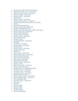 
Bal Hanuman (2007) Animated Hindi Movie (http://movies.rangu.com/2007/10/bal-hanuman-animated-hindi-movie-online.html)
