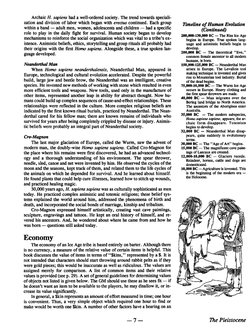 Archaic H. sapiens had a well-ordered society. The trend towards speciali-
zation and division of labor which began with e r