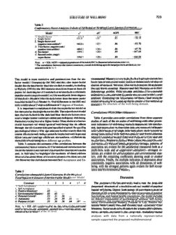 STRUCTURE OF WELL-BEING
723
Table 2
Confirmatory Factor Analyses: Indices ofFit Based on Weighted Least Squares Estimation
Mo