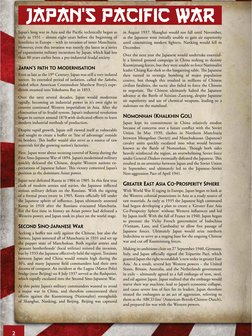 JAPAN'S PACIFIC WAR
Japan’s long war in Asia and the Pacific technically began as
early as 1931 — almost eight years before t