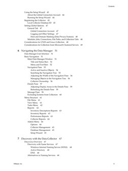 VMware, Inc.
5
Contents
Using the Setup Wizard
43
About the Global Connection Account
44
Running the Setup Wizard
44
Regis