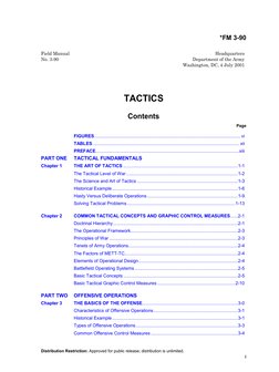 *FM 3-90
Distribution Restriction: Approved for public release; distribution is unlimited.
i
Field Manual
Headquarters
No. 3-