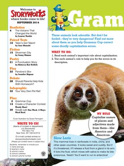 SEPTEMBER 2014
Nonfiction
4
The Volcano That
Changed the World
by Lauren Tarshis
Paired Texts
10 Talen’s Got Talent!