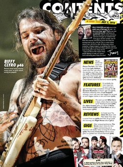 p30
Want posters of your fave rockstars
holding big shiny K! Awards? Ding ding!
BIFFY
CLYRO p46
Simon used ‘eeny, meeny,
m