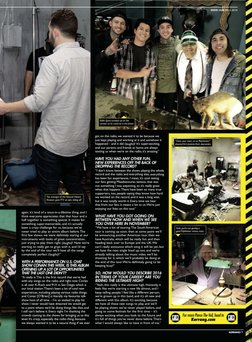 For more Pierce The Veil, head to
Kerrang.com
again, it’s kind of a once-in-a-lifetime thing, and I
think everyone apprecia