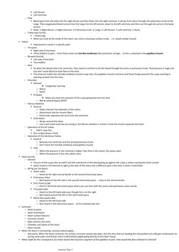 Left Atrium
Left Ventricle
Blood goes from the body into the right atrium and then flows into the right ventricle. It wil