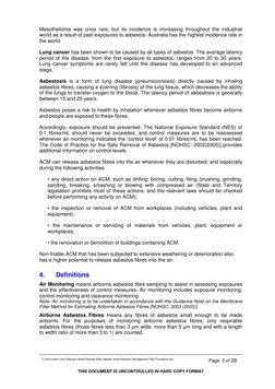 C:\Documents and Settings\Lwhite\Desktop\Web udpates temp\Asbestos Management Plan Procedure.doc
Page: 3 of 29
THIS DOCUMEN