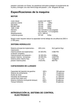 pasador Lubricado con Grasa. los pasadores lubricados protegen el acoplamiento de
la pista y entregan una vida interna larga