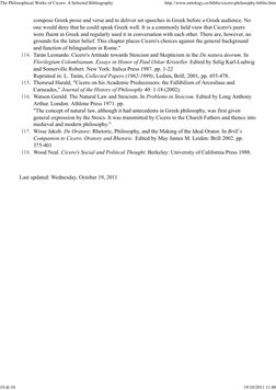 compose Greek prose and verse and to deliver set speeches in Greek before a Greek audience. No
one would deny that he could s