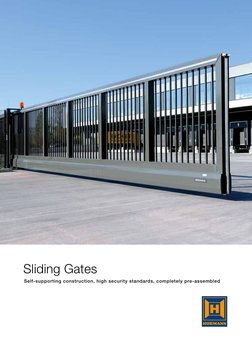 Sliding Gates
Self-supporting construction, high security standards, completely pre-assembled