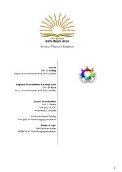 Kendriya Vidyalaya Sangathan
Patron
Shri C. Neelap
Deputy Commissioner, KVS RO Guwahati