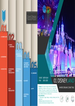 01 DISNEYLAND
01 WHITE
CHRISTMAS
02 DRAWINGS
AND 3D
VISUALIZATION
03 3D
VISUALIZATION
01 LUMINAIRE
02 PPT
01