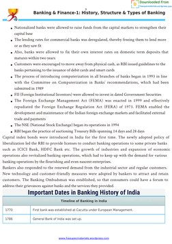 Banking & Finance-1: History, Structure & Types of Banking
NHRRC
Nationalized banks were allowed to raise funds from the capi
