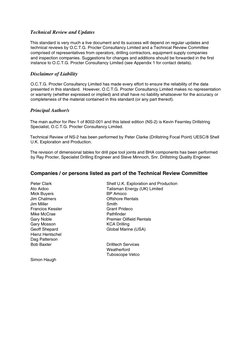 Technical Review and Updates
This standard is very much a live document and its success will depend on regular updates and
t