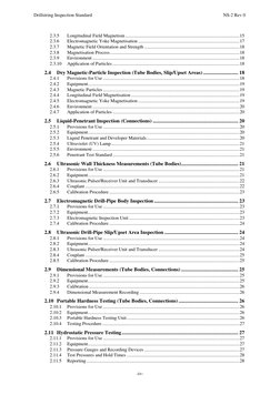 Drillstring Inspection Standard
NS-2 Rev 0
-iv-
2.3.5
Longitudinal Field Magnetism .....................................